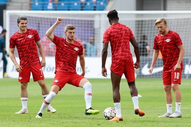 Football, EL Qualification, RB Leipzig - Universitatea Craiova, before kick-off