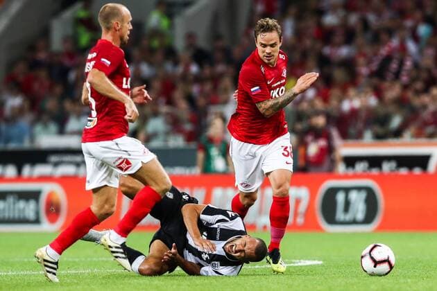Football, CL Quali, Spartak Moscow - PAOK Thessaloniki