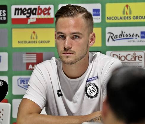 Football, EL Qualification, AEK Larnaca Press Conference