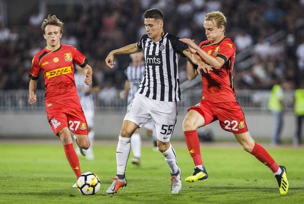 Football, EL Quali, Partizan Belgrade - FC Nordsjaelland