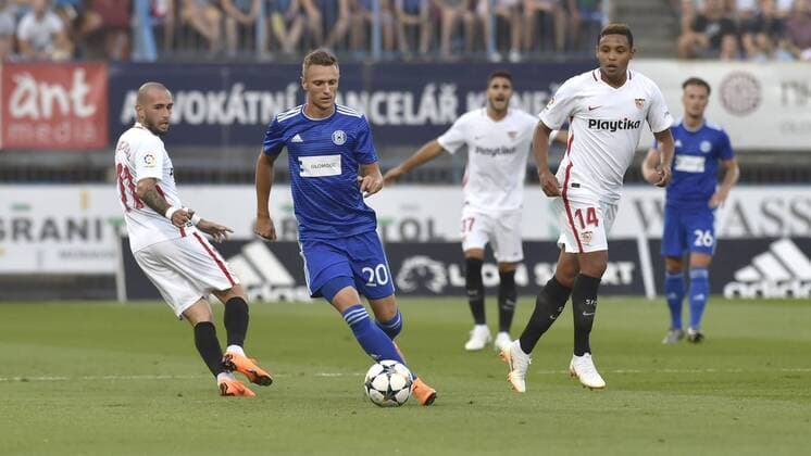 Football, EL Quali, Sigma Olomouc - FC Sevilla