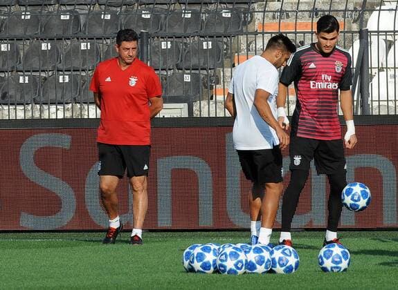 Football, CL Quali, Benfica Lisbon Training