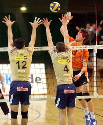 Volleyball, Playoffs, Final, SC Charlottenburg - VfB Friedrichshafen 0:3