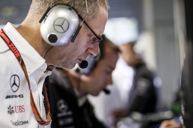 Formula 1, Italian GP, Mercedes pit in Monza