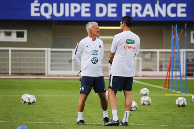 Football, France Training