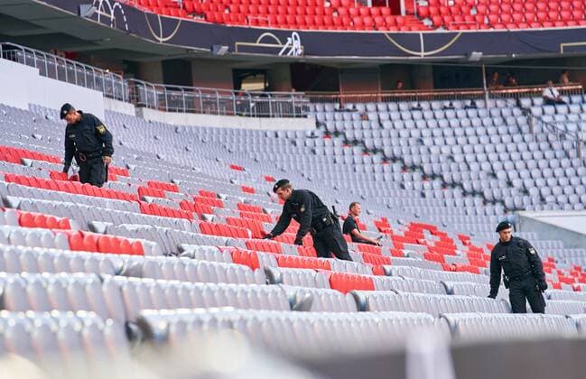 Football, Nations League, Germany - France, Security measures
