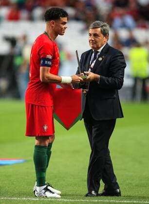 Football, Nations League, Portugal - Italy, Pepe 100th cap