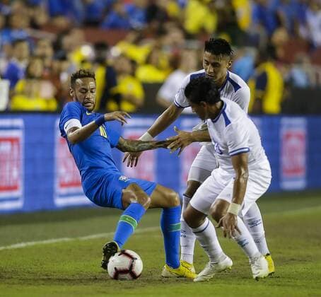 Football, Test match, Brazil - El Salvador