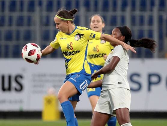 Football, CL, Women, SKN St. Pölten - Paris Saint-Germain