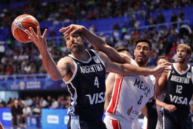 Basketball, World Cup Quali, Mexico - Argentina
