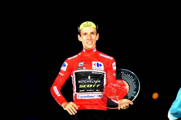 Vuelta a Espana, award ceremony with overall winner Simon Yates