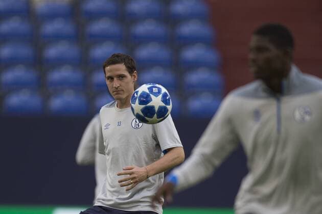 Football, CL, Training FC Schalke 04