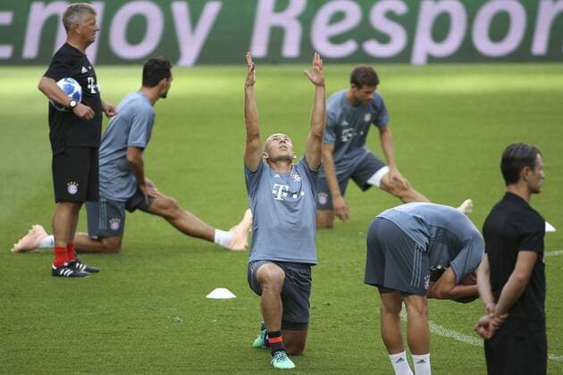 Football, CL, Bayern Munich Training