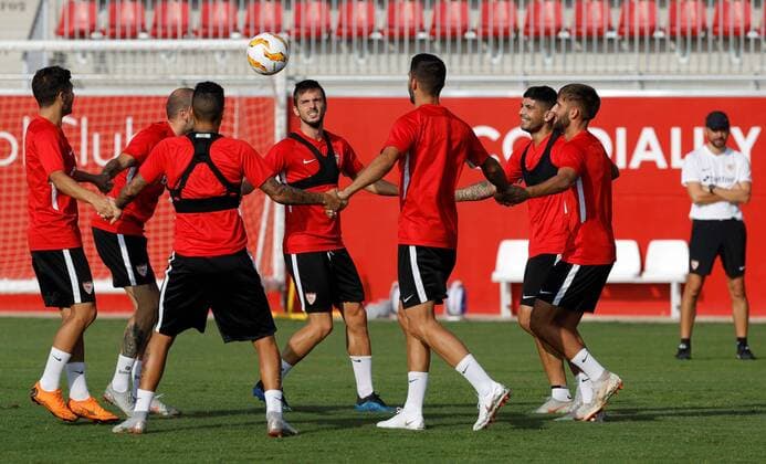 Football, EL, Sevilla FC Training