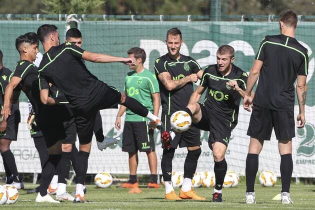Football, EL, Sporting Lisbon Training