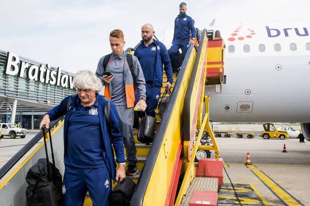 Football, EL, Arrival RSC Anderlecht