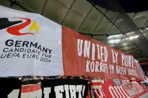 Football, United by football DFB campaign for EURO 2024 - fan protests