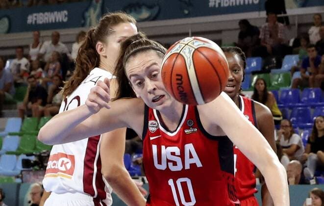 Basketball, women, WNBA star Breanna Stewart injured