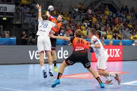 Handball, CL, Rhein-Neckar Löwen - Brest GK Meshkov