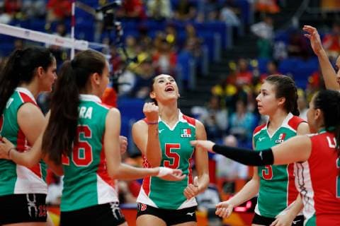 Volleyball, Women's World Cup, Argentina - Mexico