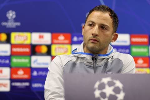 Football, CL, FC Schalke 04 Press Conference