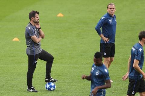 Football, CL, FC Brugge Training