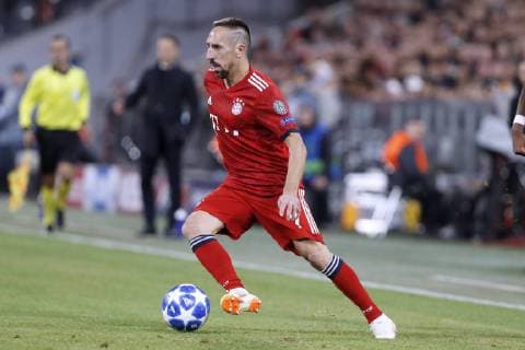Football, CL, FC Bayern München, Franck Ribery missing in Athens due to back problems