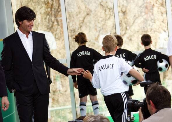 Football, Euro 2008, Announcement of the German Euro squad on the Zugspitze