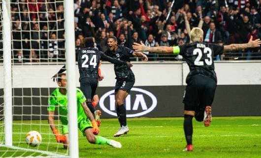 Football, EL, Eintracht Frankfurt - Lazio Rom