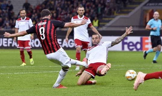 Football, EL, AC Milan - Olympiakos Piraeus