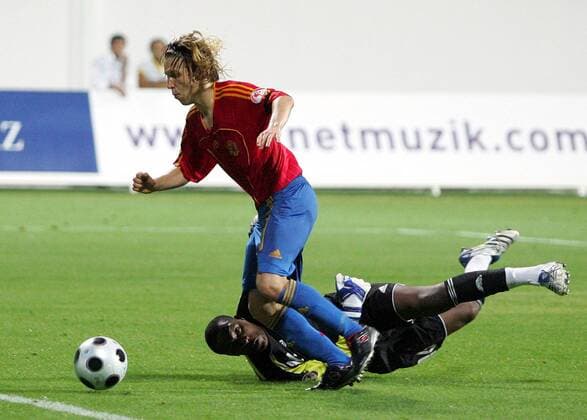 Football, U 17 European Championship, Final, France - Spain 0:4