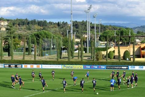Football, Italy National Team Training