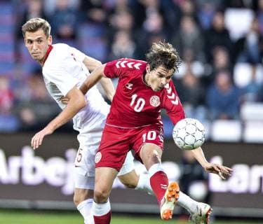 Football, U21 Euro Quali, Denmark - Poland