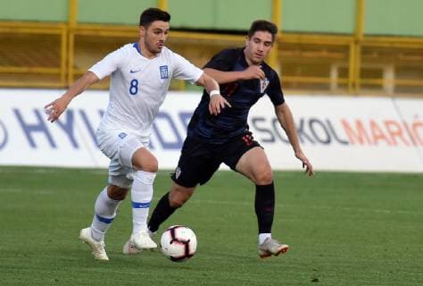 Football, U21 Euro Quali, Croatia - Greece