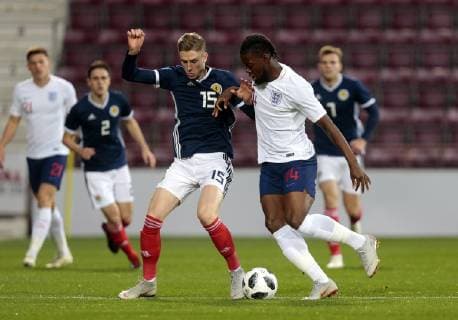 Football, U21 Euro Quali, Scotland - England