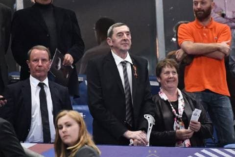 Football, Nations League, France - Germany, Daniel Nivel in the stands