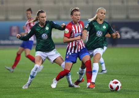 Football, Women CL, VfL Wolfsburg - Atletico Madrid