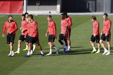Football, CL, Real Madrid Training