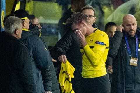 Football, CL, Borussia Dortmund - Atletico Madrid, Lukasz Piszczek injury