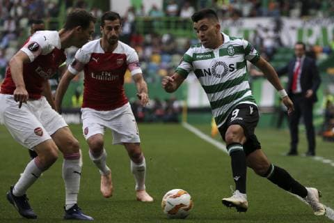 Football, EL, Sporting Lisbon - FC Arsenal