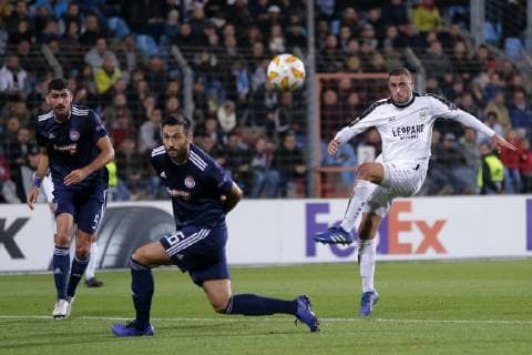 Football, EL, F91 Dudelange - Olympiakos Piraeus