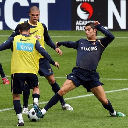 Football, EURO 2008, Training Portugal