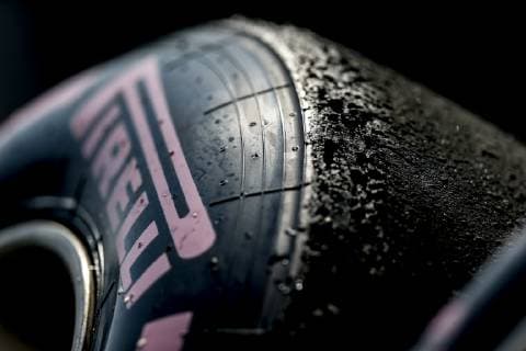 Formula 1, Mexican GP, Pirelli Hypersoft tyre shows signs of disintegration