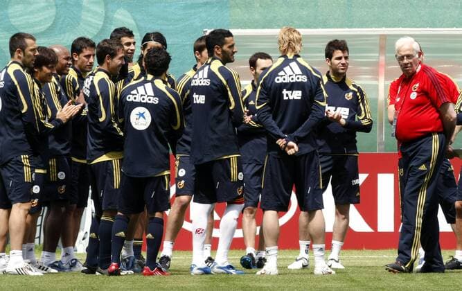Football, EURO 2008, Training Spain
