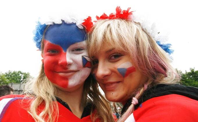 Football, EURO 2008, Fans celebrate exuberantly in the stadiums