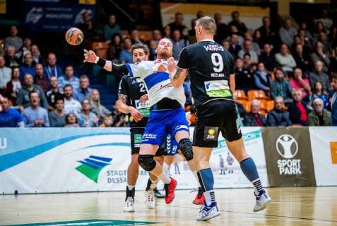 Handball, 2. BL, Dessau-Rosslauer HV 06 - Rhein Vikings Dessau