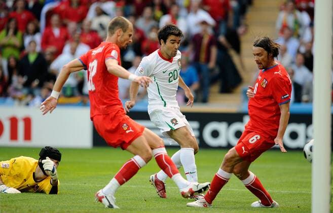 Football, EURO 2008, Czech Republic - Portugal 1:3