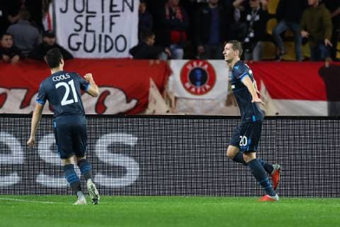 Football, CL, AS Monaco - FC Brugge