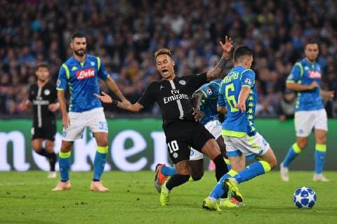 Football, CL, SSC Napoli - Paris St. Germain
