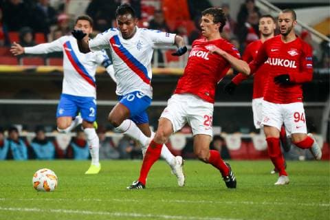 Football, EL, Spartak Moscow - Glasgow Rangers